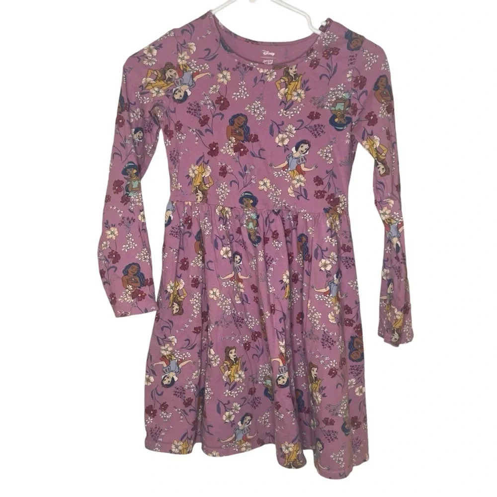 Jumping Beans Disney Princess Long Sleeve Tshirt Dress Girls Size 10